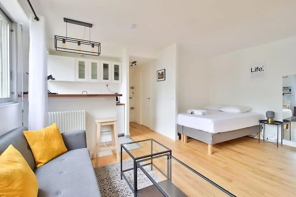Apartmán Modern 1Br Flat Near Sacre-Coeur And Gare Du Nord Paříž
