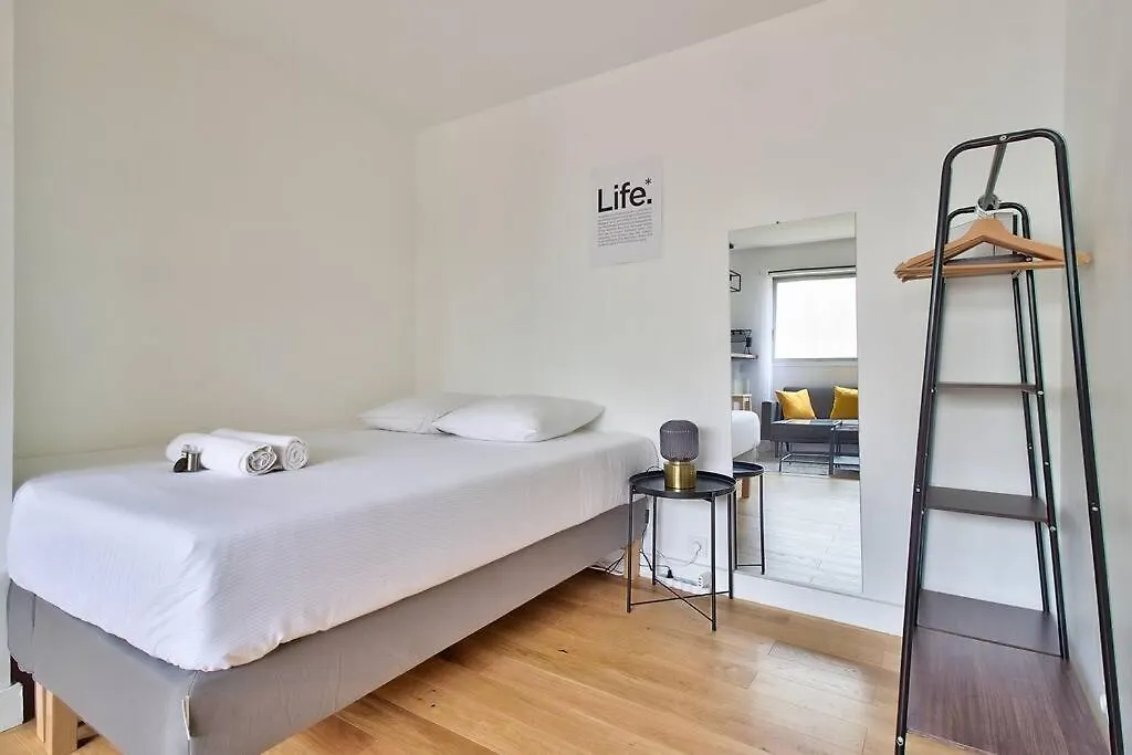Apartmán Modern 1Br Flat Near Sacre-Coeur And Gare Du Nord Paříž